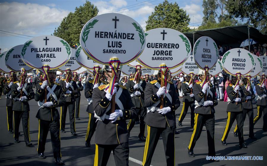 ECUADOR-QUITO-DESFILE CIVICO MILITAR