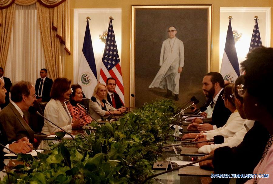 EL SALVADOR-SAN SALVADOR-EEUU-VISITA-NANCY PELOSI