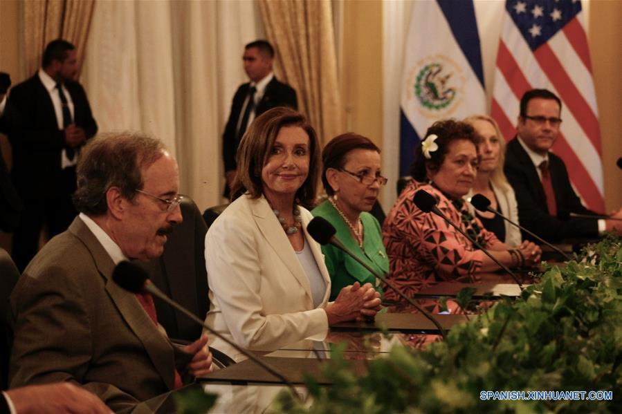 EL SALVADOR-SAN SALVADOR-EEUU-VISITA-NANCY PELOSI