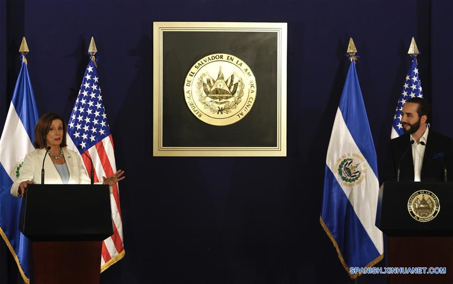 EL SALVADOR-SAN SALVADOR-EEUU-VISITA-NANCY PELOSI