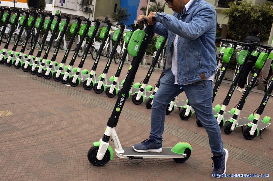 Lime Perú poniendo a disposición de los usuarios sus scooters |