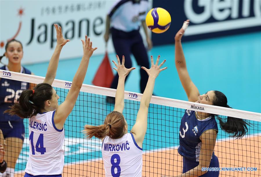 JAPON-HAMAMATSU-COPA MUNDIAL DE VOLEIBOL FEMENINO-ARGENTINA VS SERBIA