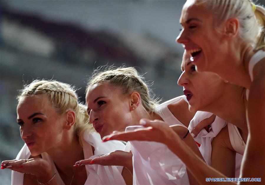 QATAR-DOHA-IAAF-CAMPEONATO MUNDIAL DE ATLETISMO-RELEVO 4X400M FEMENIL