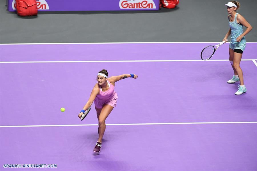 CHINA-SHENZHEN-TENIS-FINALES DE WTA 2019-DOBLES