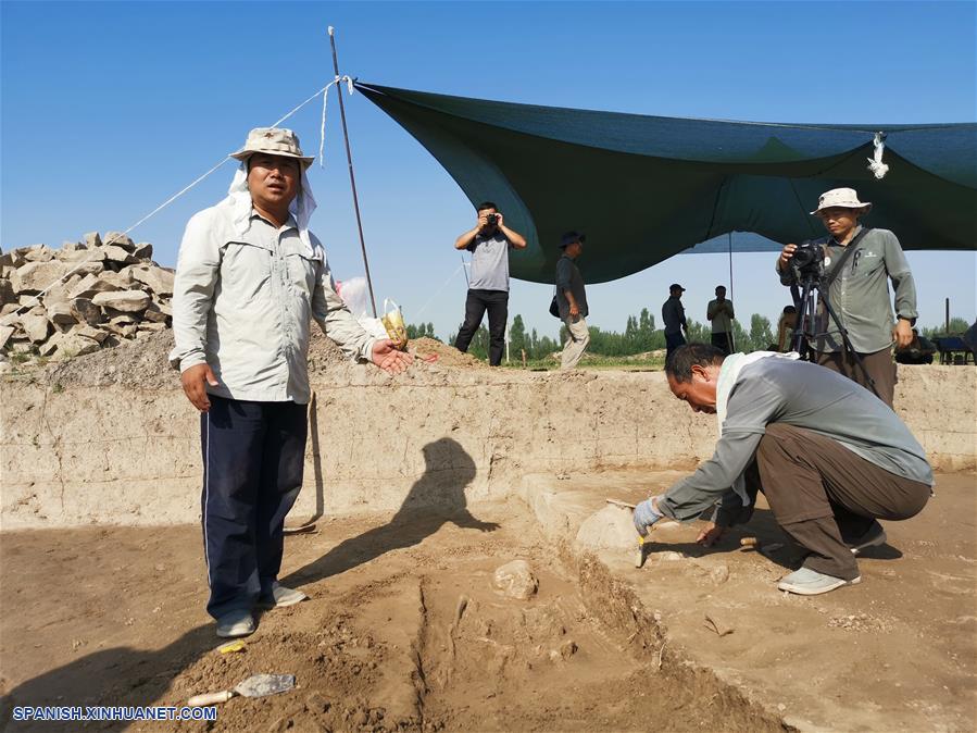 UZBEKISTAN-CIUDAD ANTIGUA DE MINGTEPA-CHINA-COOPERACION ARQUEOLOGICA 