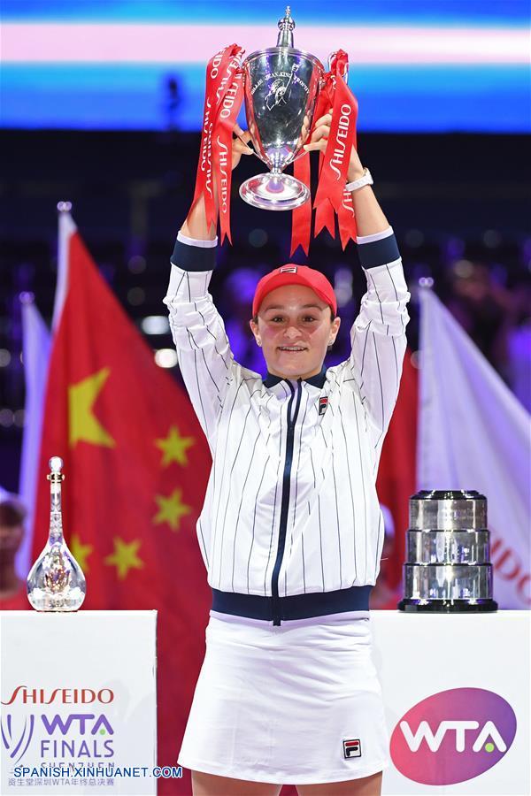 CHINA-SHENZHEN-TENIS-FINALES DE WTA-INDIVIDUAL