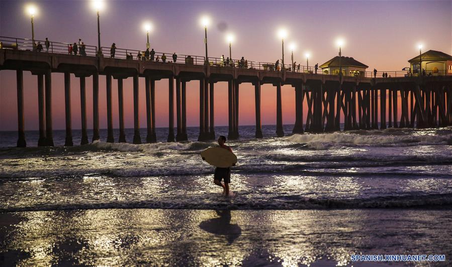 EEUU-CALIFORNIA-HUNTINGTON BEACH-ATARDECER