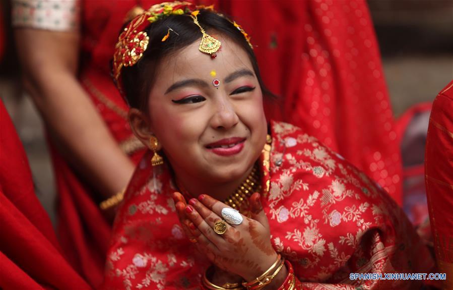 NEPAL-KATMANDU-CULTURA-CEREMONIA DE BEL BIBAHA 
