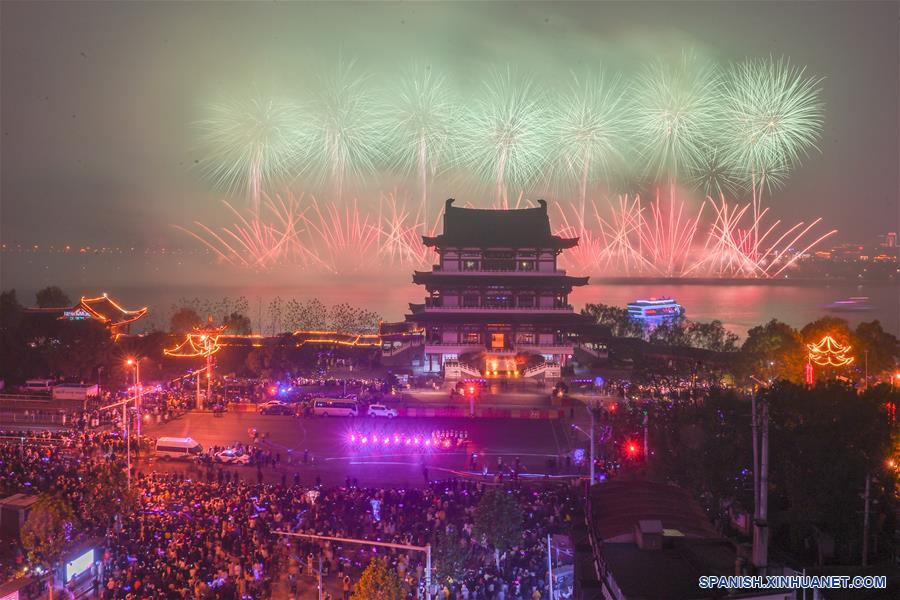 CHINA-CHANGSHA-AÑO NUEVO-CELEBRACION 