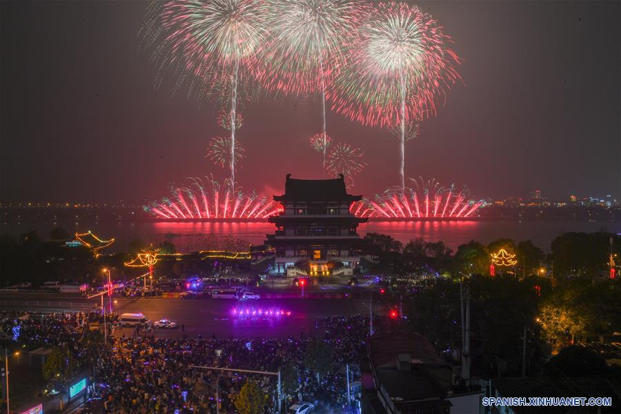 CHINA-CHANGSHA-AÑO NUEVO-CELEBRACION 