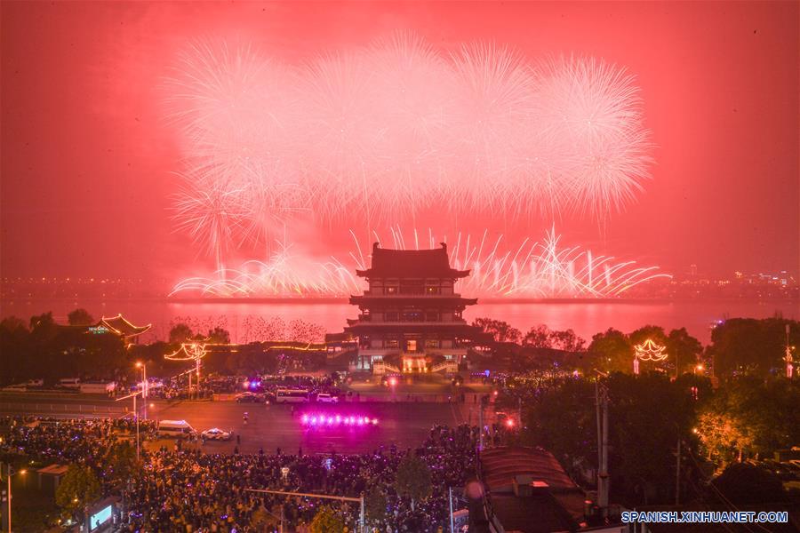 CHINA-CHANGSHA-AÑO NUEVO-CELEBRACION 