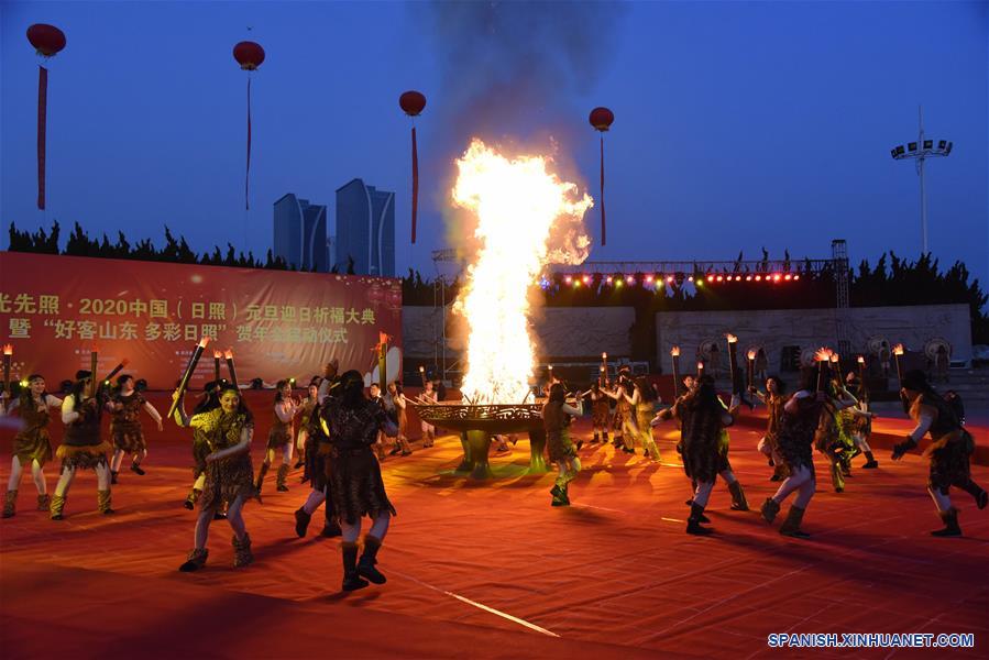 CHINA-SHANDONG-RIZHAO-AÑO NUEVO-CELEBRACION 