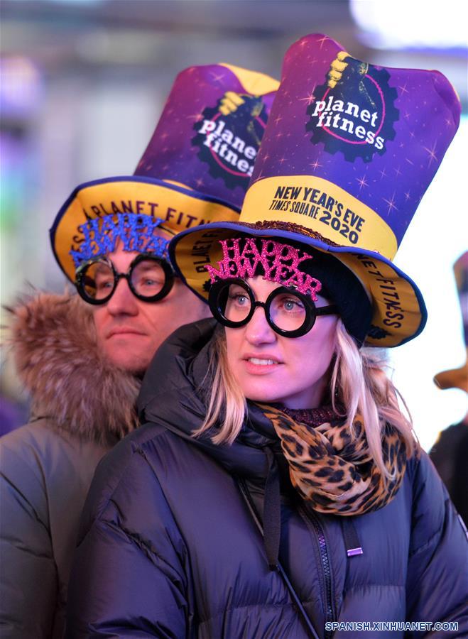 EEUU-NUEVA YORK-AÑO NUEVO-CELEBRACION