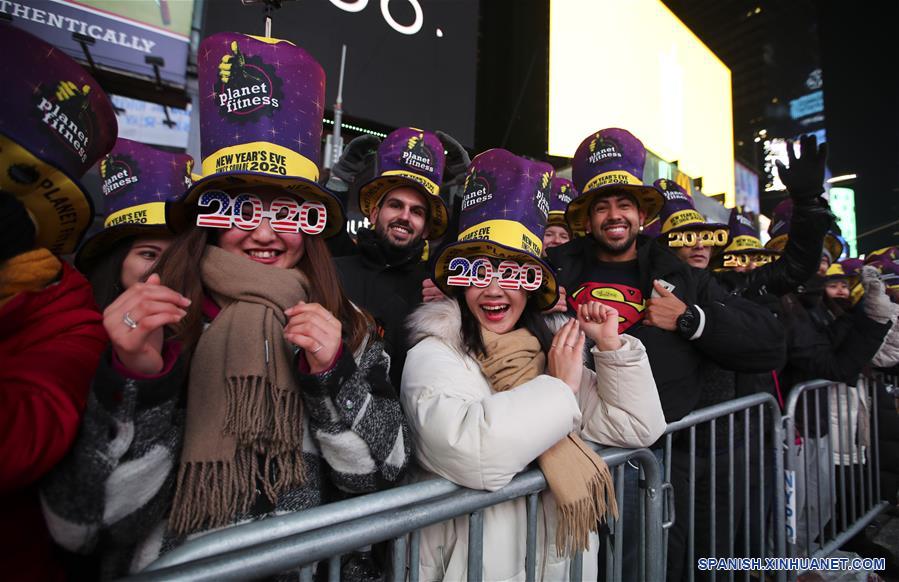 EEUU-NUEVA YORK-AÑO NUEVO-CELEBRACION