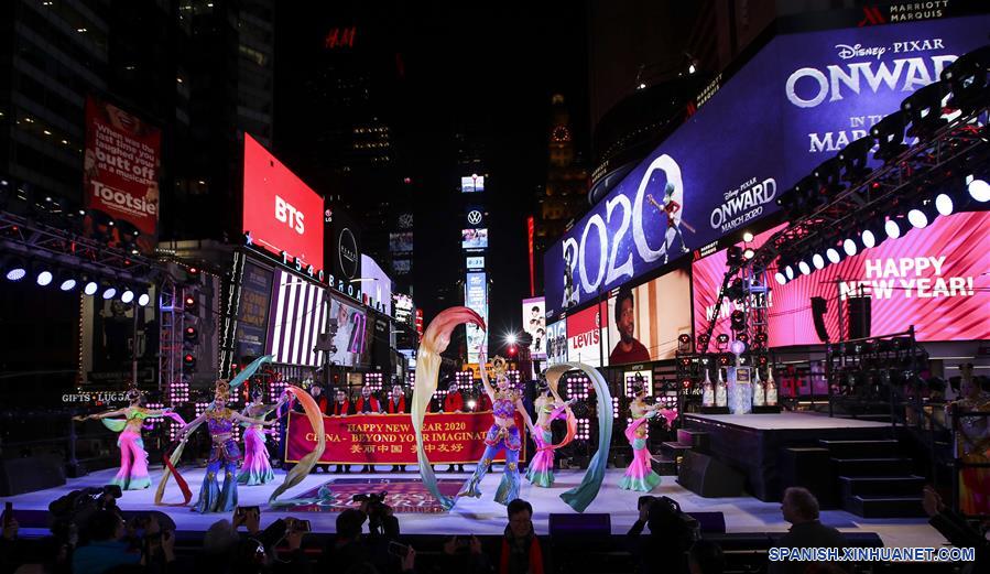 EEUU-NUEVA YORK-AÑO NUEVO-CELEBRACION