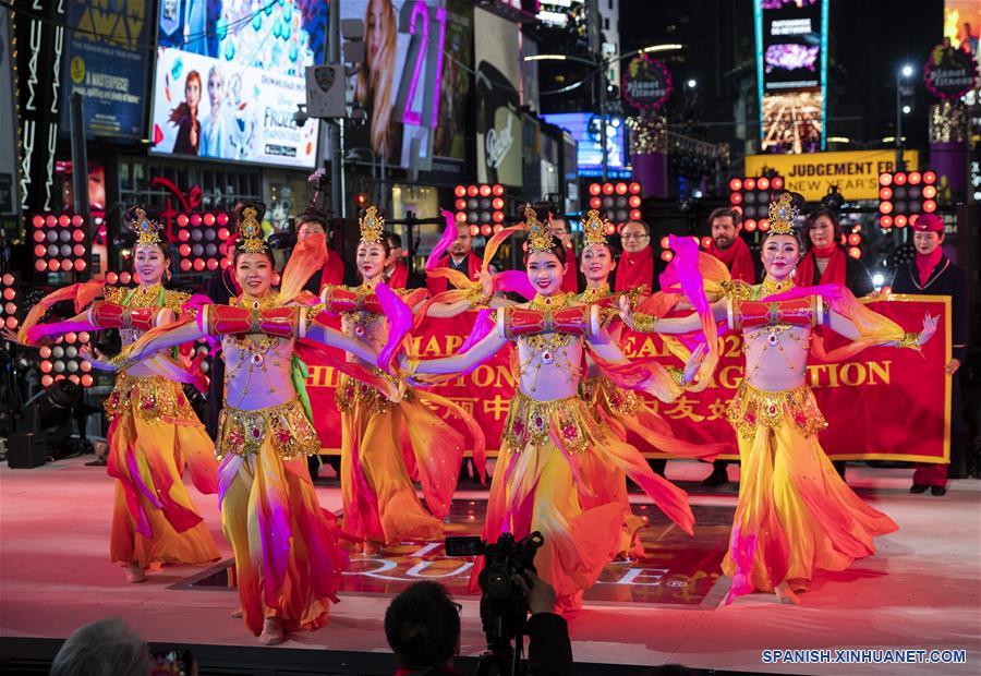 EEUU-NUEVA YORK-AÑO NUEVO-CELEBRACION