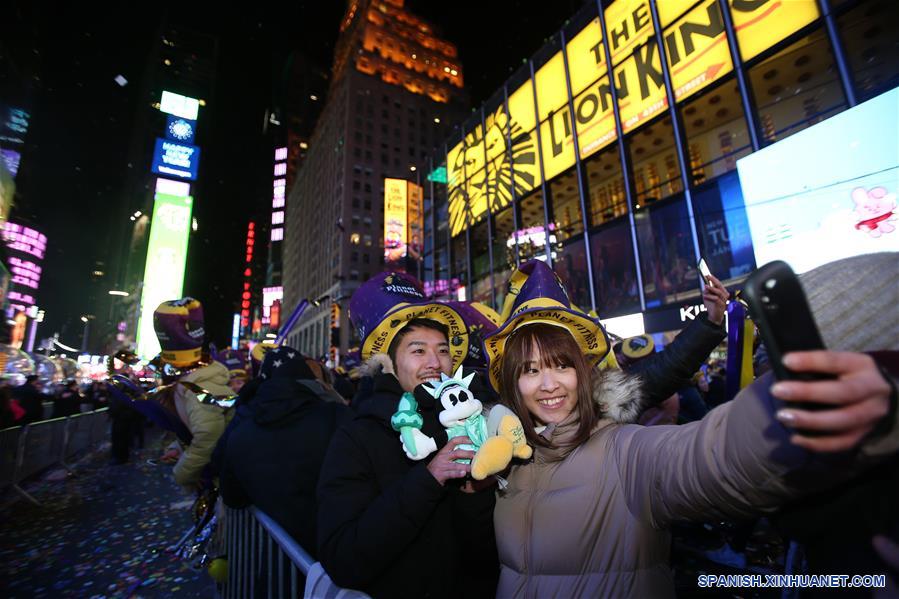 EEUU-NUEVA YORK-AÑO NUEVO-CELEBRACION