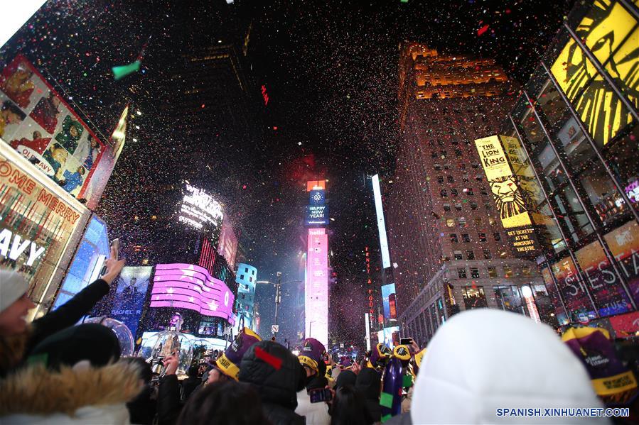 EEUU-NUEVA YORK-AÑO NUEVO-CELEBRACION