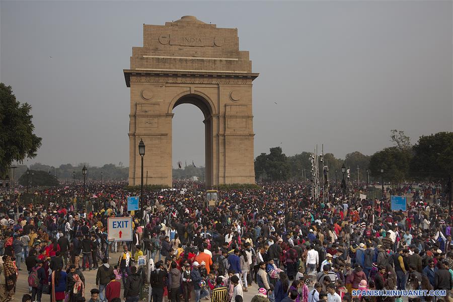 INDIA-NUEVA DELHI-AÑO NUEVO