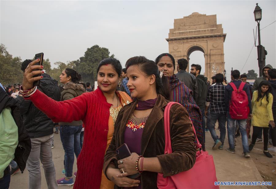 INDIA-NUEVA DELHI-AÑO NUEVO