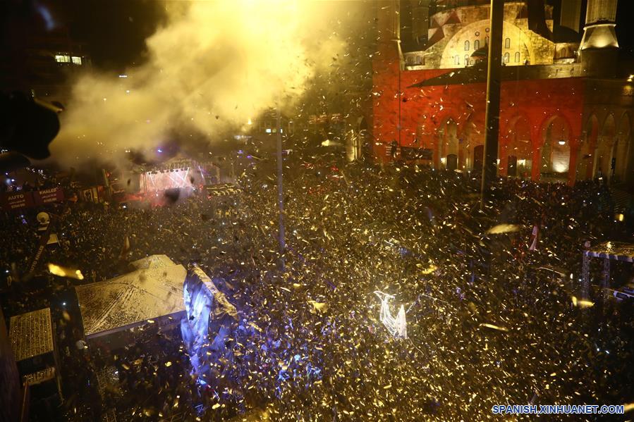 LIBANO-BEIRUT-AÑO NUEVO-CELEBRACION