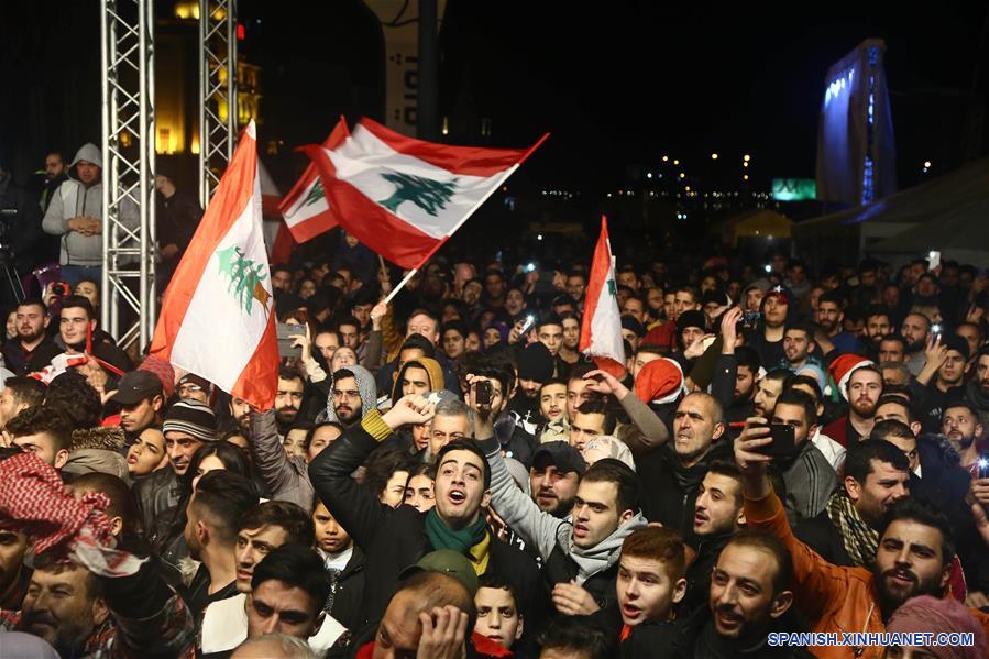 LIBANO-BEIRUT-AÑO NUEVO-CELEBRACION