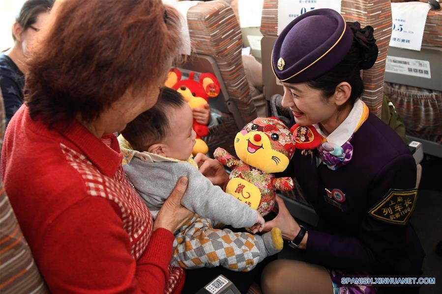 CHINA-HANGZHOU-TREN-AÑO NUEVO