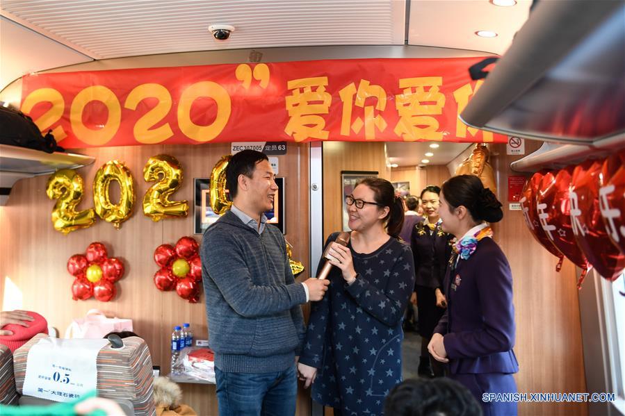 CHINA-HANGZHOU-TREN-AÑO NUEVO