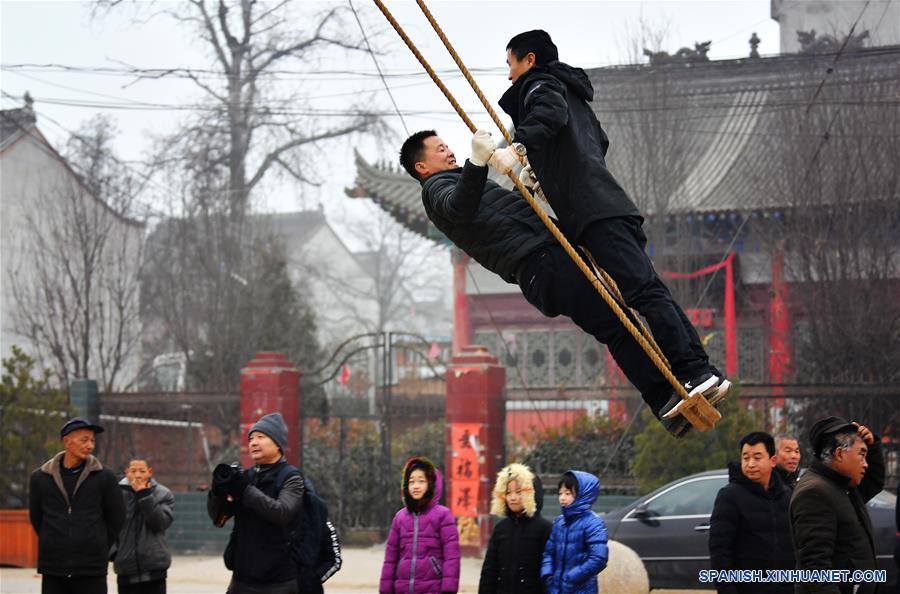 CHINA-SHAANXI-ZHOUZHI-COLUMPIO-CELEBRACION