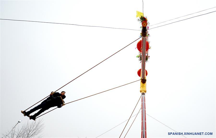 CHINA-SHAANXI-ZHOUZHI-COLUMPIO-CELEBRACION
