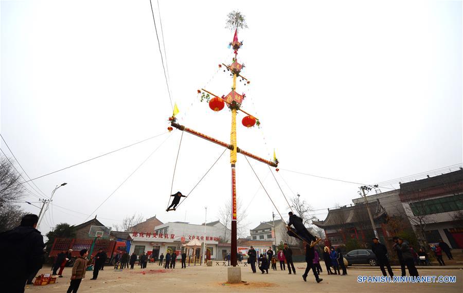 CHINA-SHAANXI-ZHOUZHI-COLUMPIO-CELEBRACION