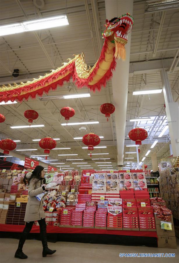 CANADA-VANCOUVER-AÑO NUEVO LUNAR-COMPRAS