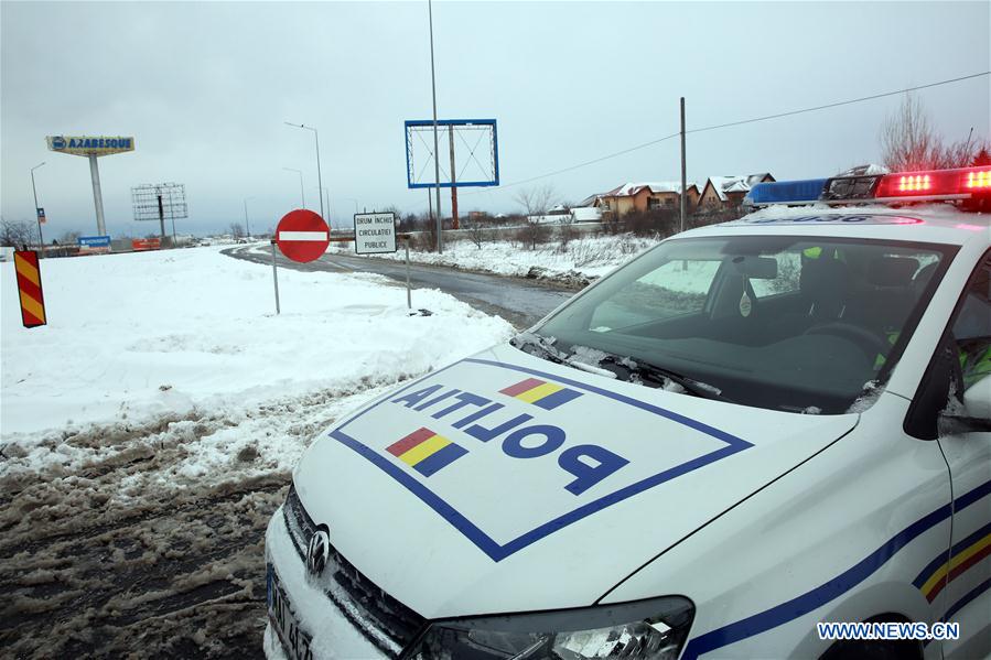 RUMANIA-BUCAREST-NIEVE