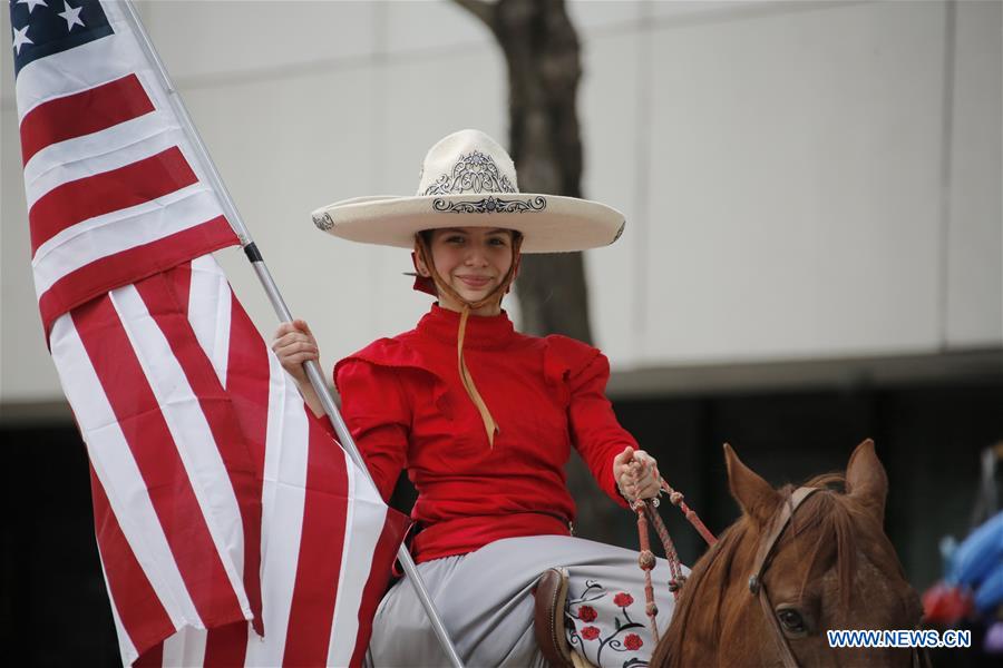 EEUU-HOUSTON-ESPECTACULO GANADERO Y RODEO-DESFILE