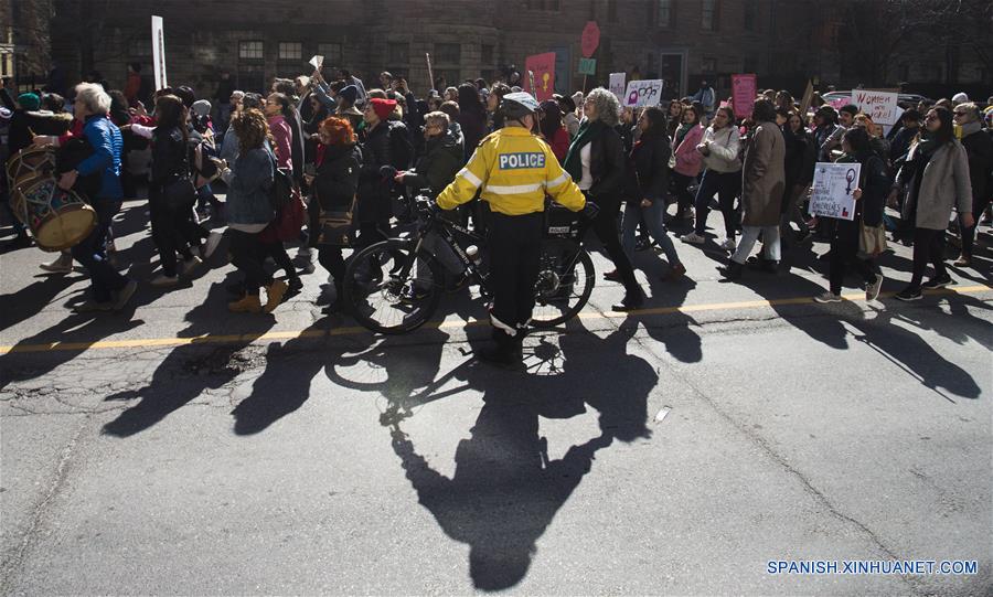 CANADA-TORONTO-DIA INTERNACIONAL DE LA MUJER-MANIFESTACION 