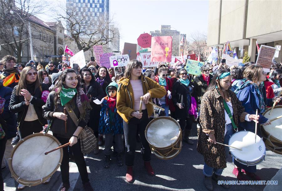 CANADA-TORONTO-DIA INTERNACIONAL DE LA MUJER-MANIFESTACION 