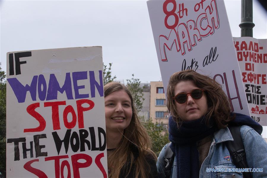 GRECIA-ATENAS-DIA INTERNACIONAL DE LA MUJER-MANIFESTACION