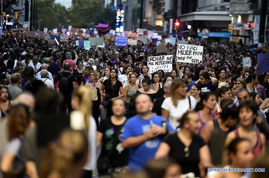 URUGUAY-MONTEVIDEO-DIA INTERNACIONAL DE LA MUJER-MANIFESTACION