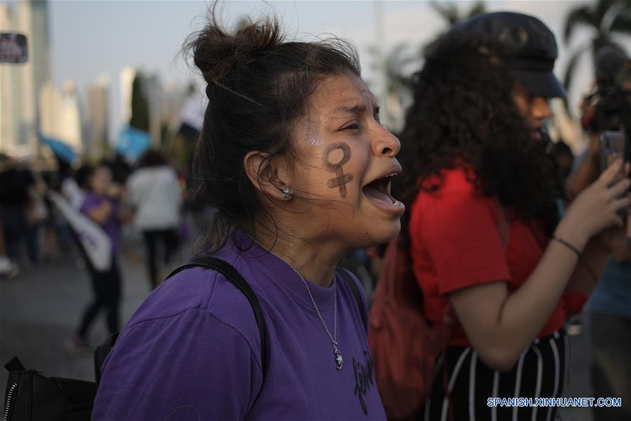 PANAMA-CIUDAD DE PANAMA-DIA INTERNACIONAL DE LA MUJER-MANIFESTACION