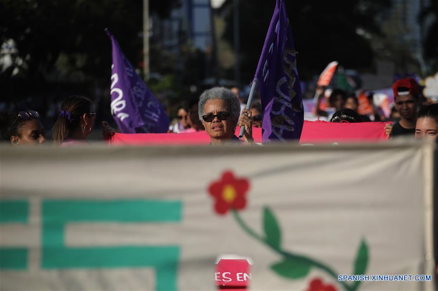 PANAMA-CIUDAD DE PANAMA-DIA INTERNACIONAL DE LA MUJER-MANIFESTACION