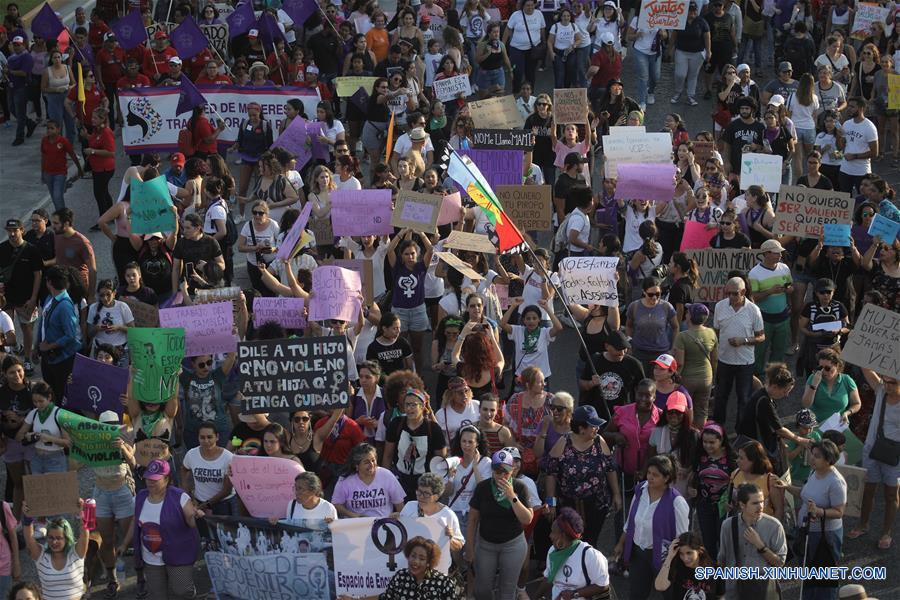 PANAMA-CIUDAD DE PANAMA-DIA INTERNACIONAL DE LA MUJER-MANIFESTACION