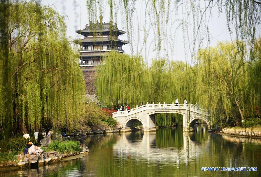 CHINA-JINAN-LAGO DAMING-PRIMAVERA