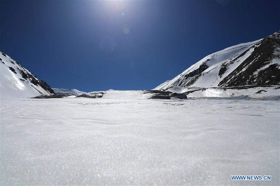 CHINA-GANSU-GLACIER-SCENERY (CN)