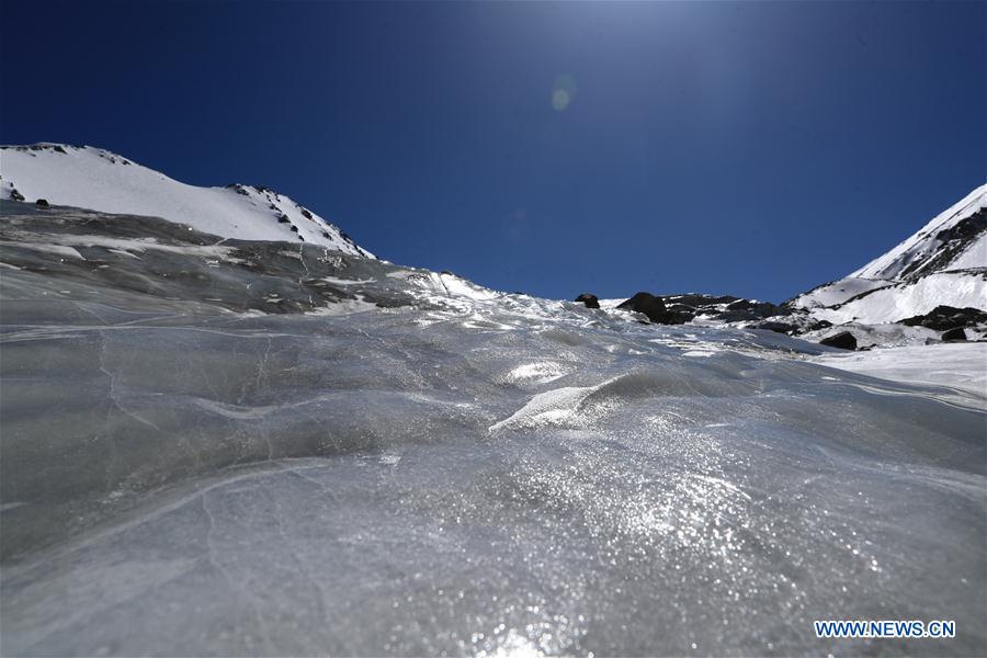 CHINA-GANSU-GLACIER-SCENERY (CN)