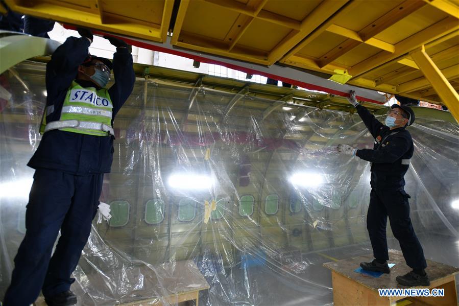 CHINA-SHANDONG-JINAN-AVIONES-TRANSFORMACION A CARGUERO