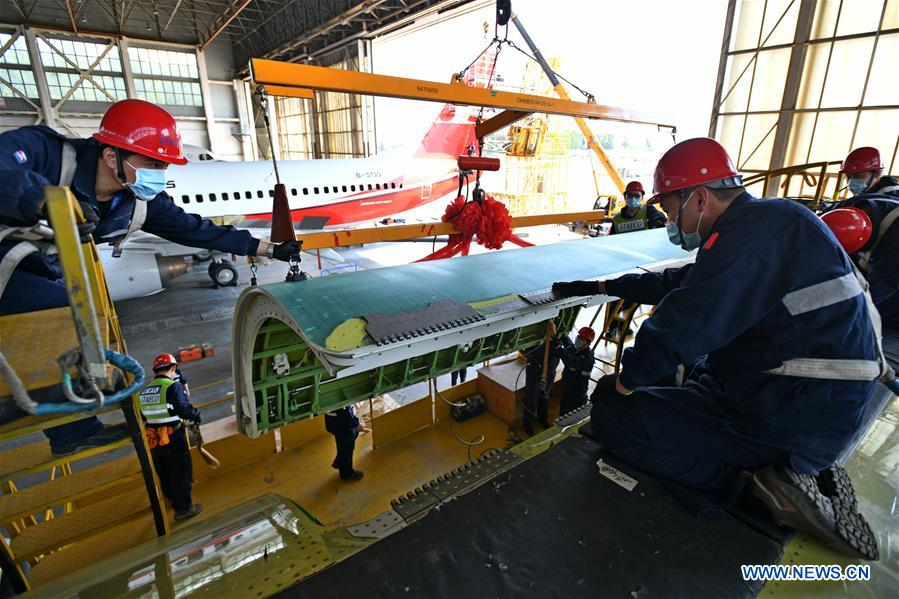 CHINA-SHANDONG-JINAN-AVIONES-TRANSFORMACION A CARGUERO