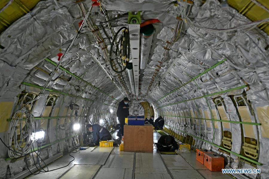 CHINA-SHANDONG-JINAN-AVIONES-TRANSFORMACION A CARGUERO
