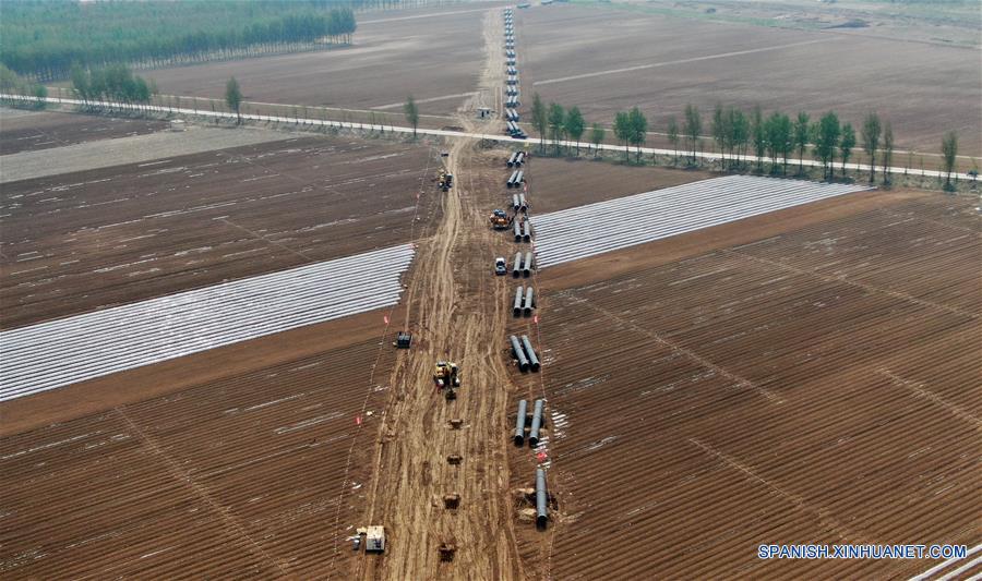 CHINA-LIAONING-RUSIA-TUBERIA DE GAS NATURAL-CONSTRUCCION