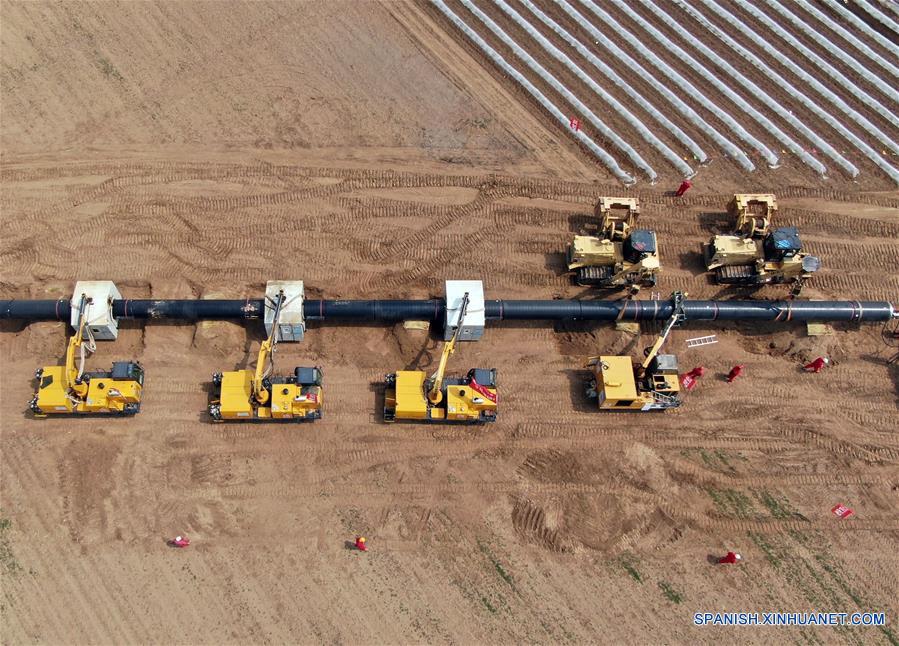 CHINA-LIAONING-RUSIA-TUBERIA DE GAS NATURAL-CONSTRUCCION