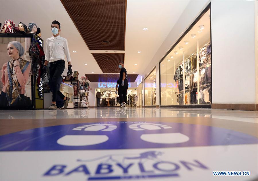 IRAK-BAGDAD-COVID-19-CENTRO COMERCIAL-REAPERTURA